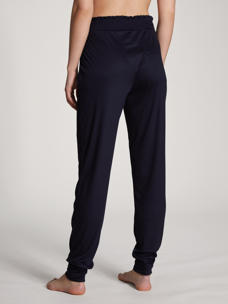 Pigiami Donna Calida Circular Sleep Pants Corallo Blu | 0856-FHIUJ