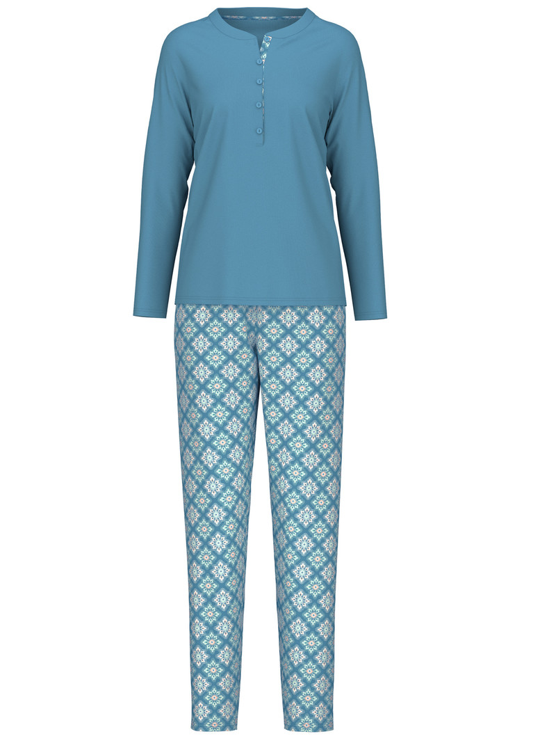 Pigiami Donna Calida Daylight Dreams Pyjama Blu | 4297-YLPQT