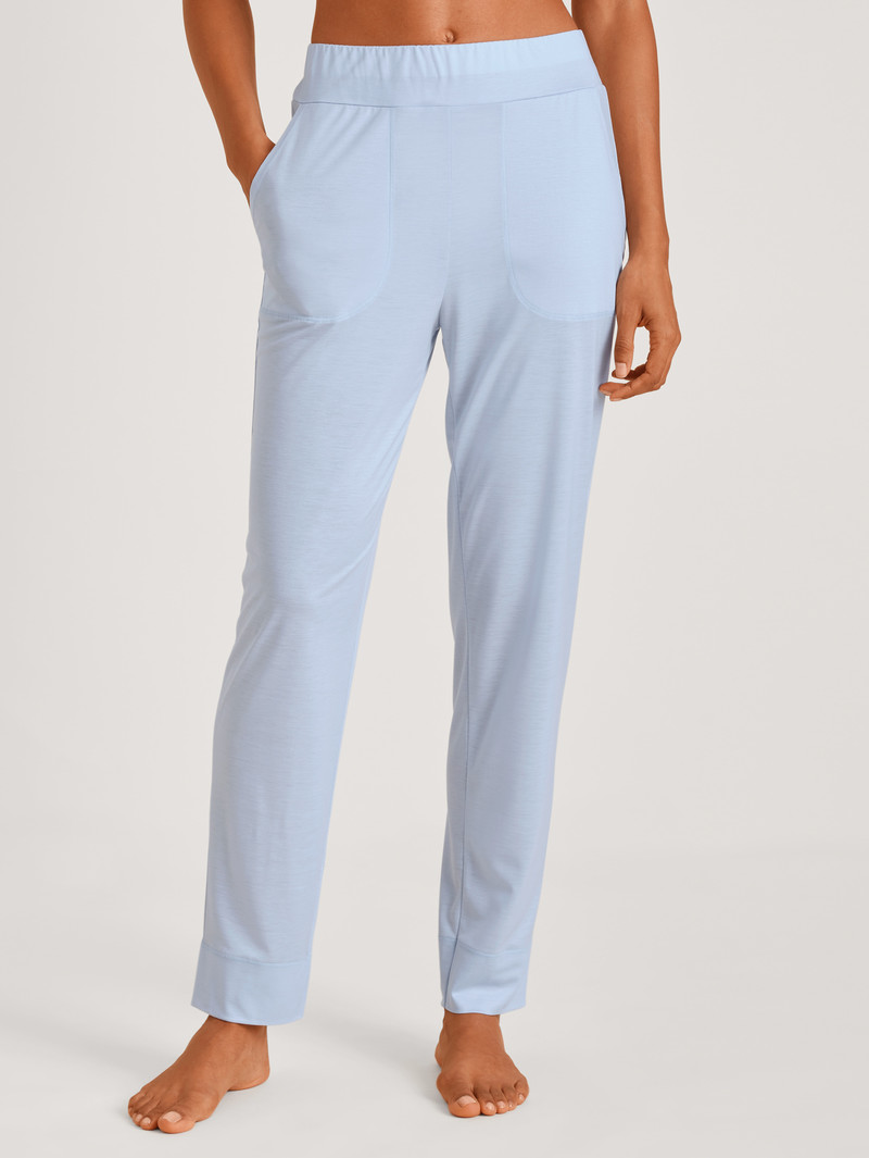 Pigiami Donna Calida Dsw Cooling Pants Blu | 6827-XABSU