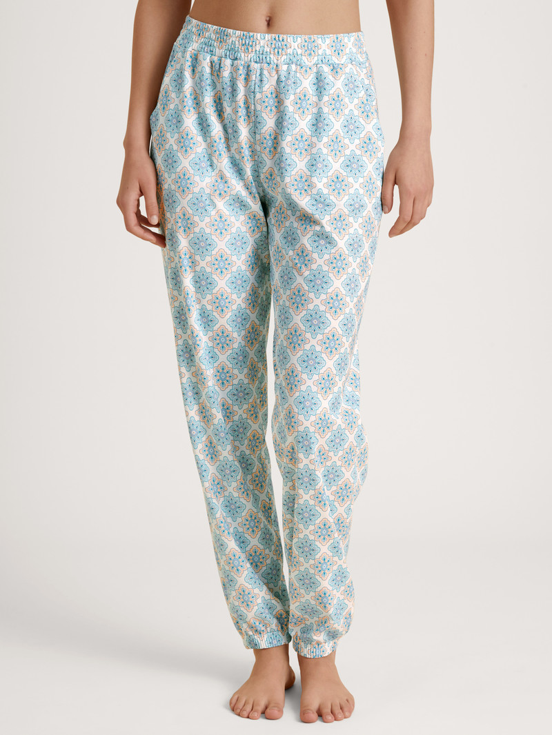 Pigiami Donna Calida Favourites Balance Pants Blu | 5807-JPWTQ