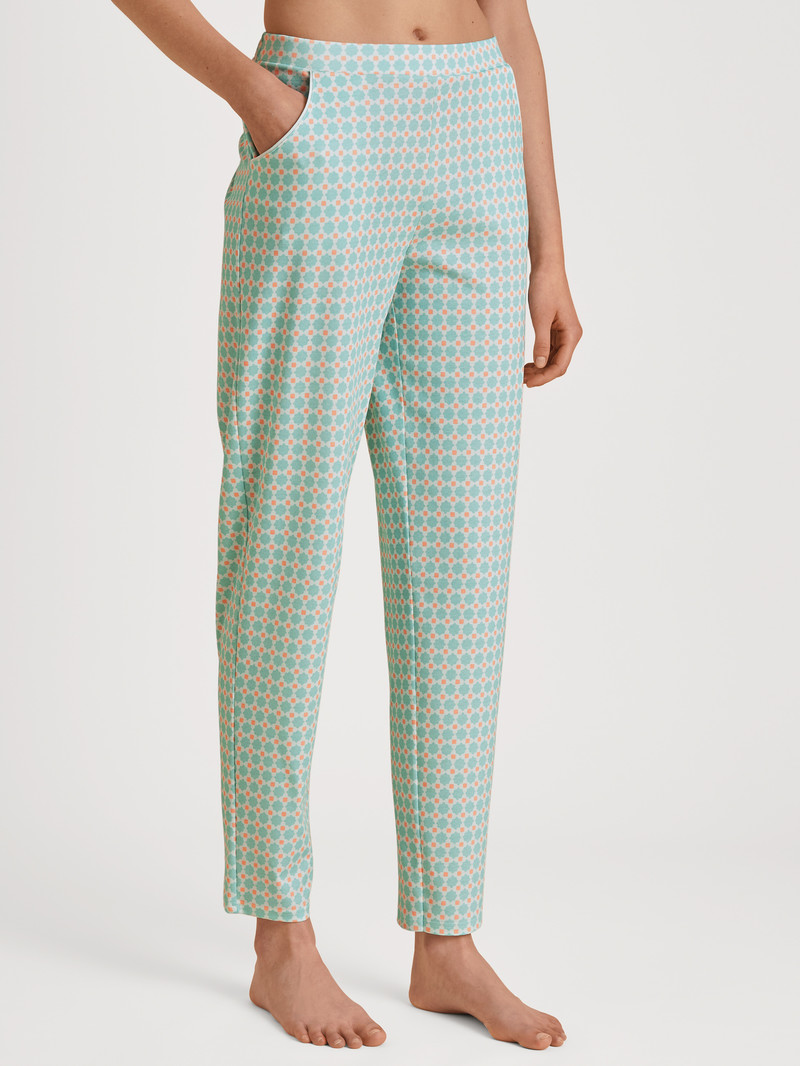 Pigiami Donna Calida Favourites Balance Pants With Side Pockets Blu | 3205-ZEOJH