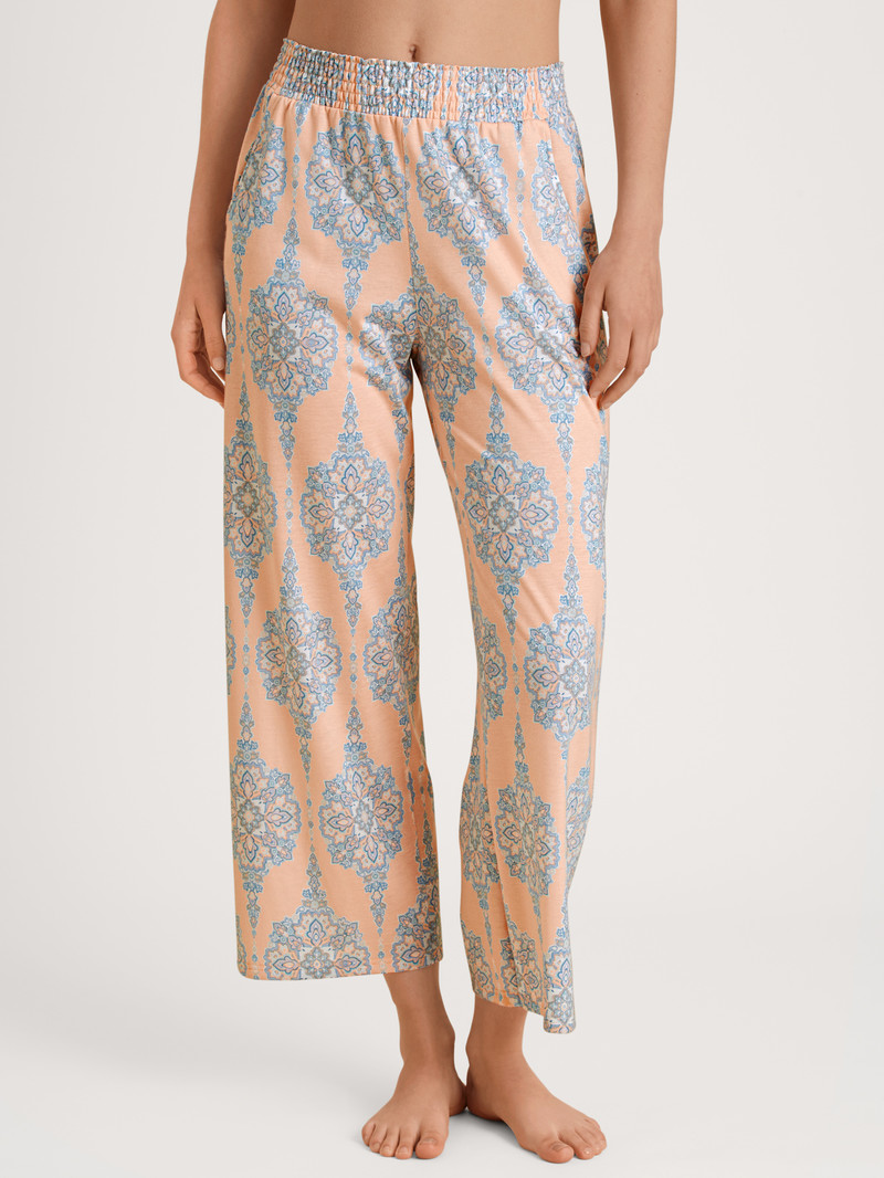 Pigiami Donna Calida Favourites Balance 7/8 Pants Peach Parfait | 2697-DZBQR