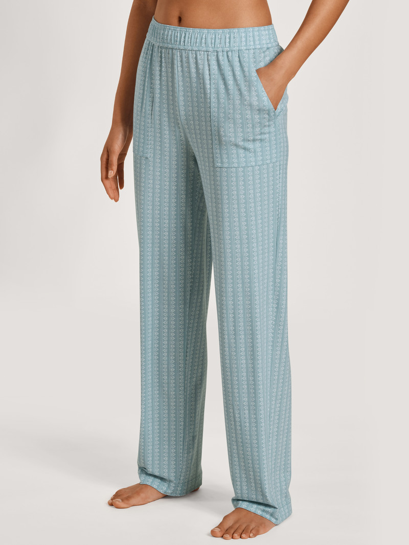 Pigiami Donna Calida Favourites Desert Pants Blu | 6248-VEONH