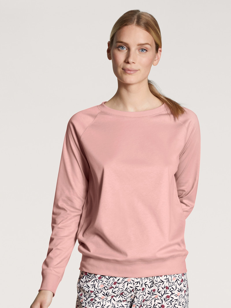 Pigiami Donna Calida Favourites Dreams Shirt Long Sleeve Rosa | 1759-BOCUV