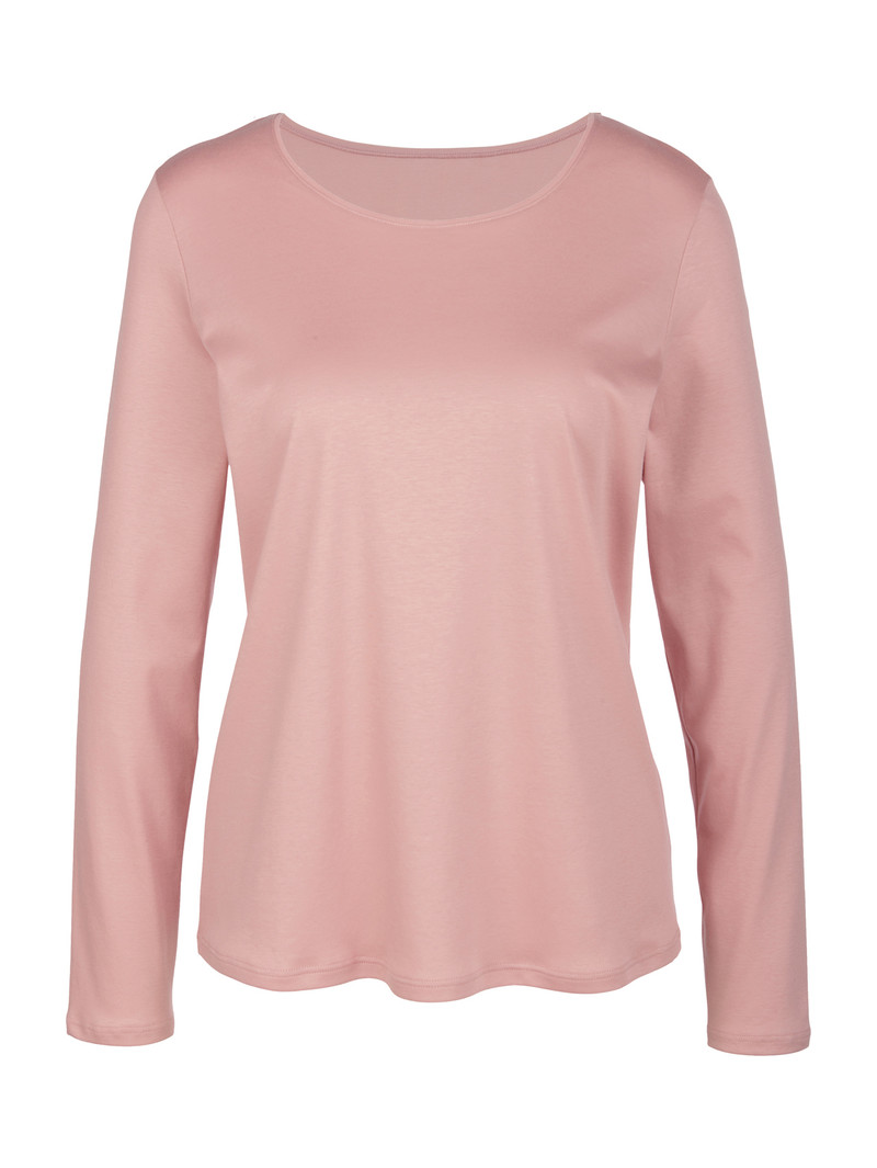 Pigiami Donna Calida Favourites Dreams Shirt Long Sleeve Rosa | 6014-BULQC