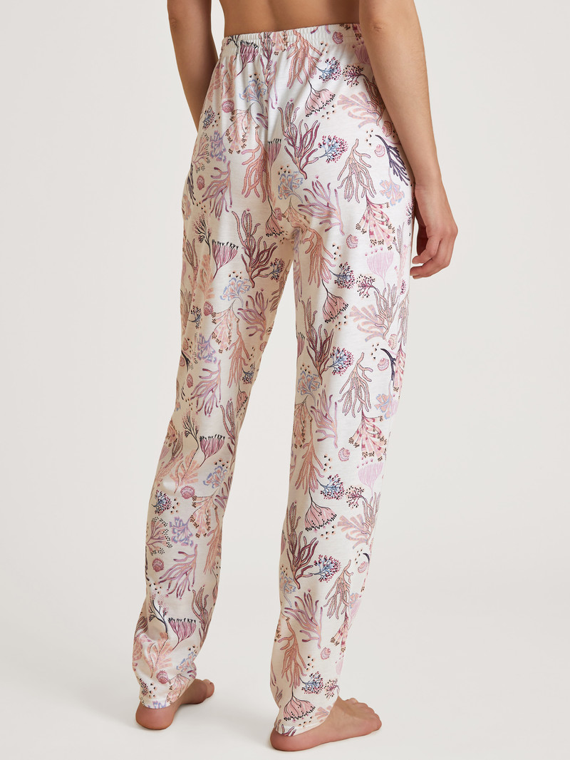 Pigiami Donna Calida Favourites Harmony Pants Bianche | 0295-KWZER