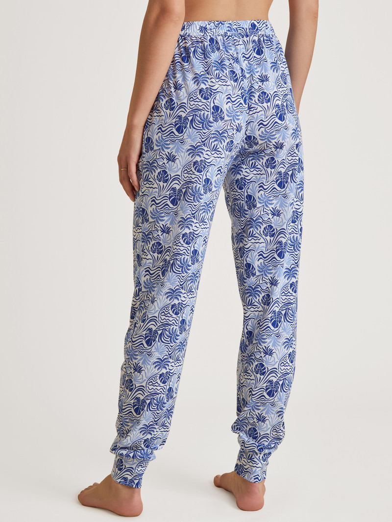 Pigiami Donna Calida Favourites Serenity Pants Blu | 1570-DQPBA