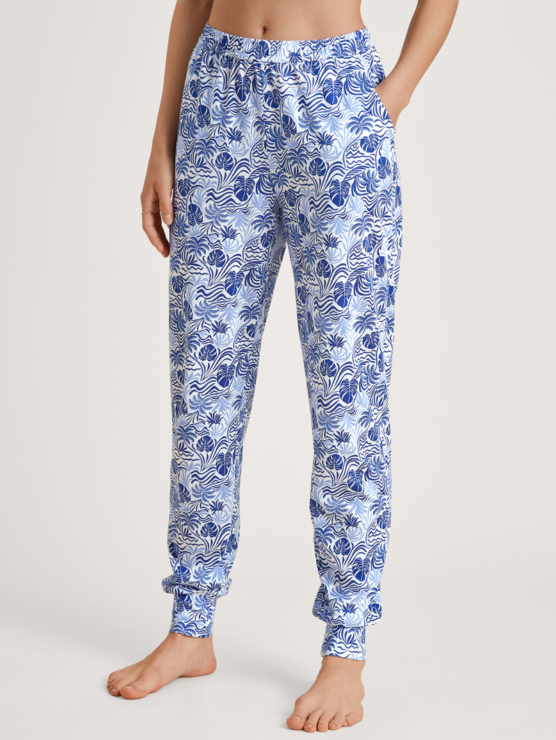 Pigiami Donna Calida Favourites Serenity Pants Blu | 1570-DQPBA