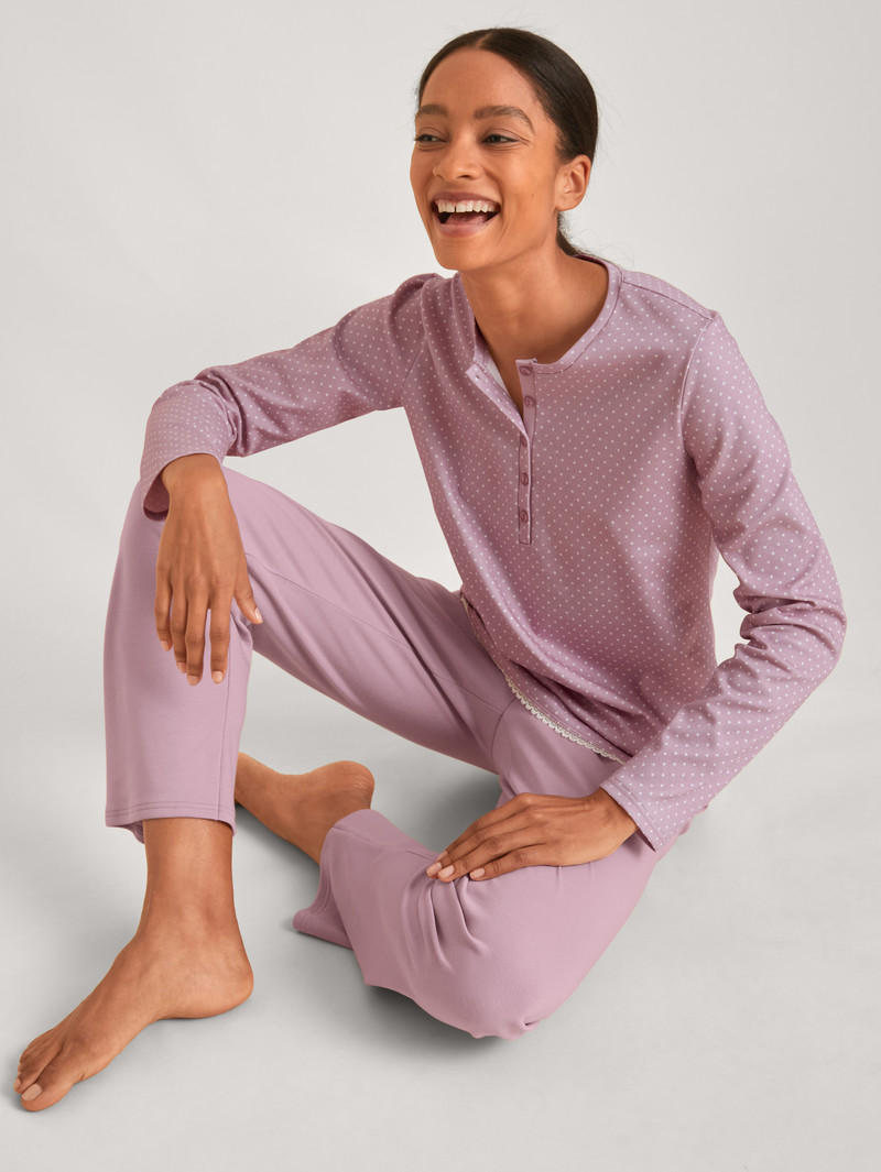 Pigiami Donna Calida Midnight Dreams Pyjama Mauve Shadow | 1258-SDWJM