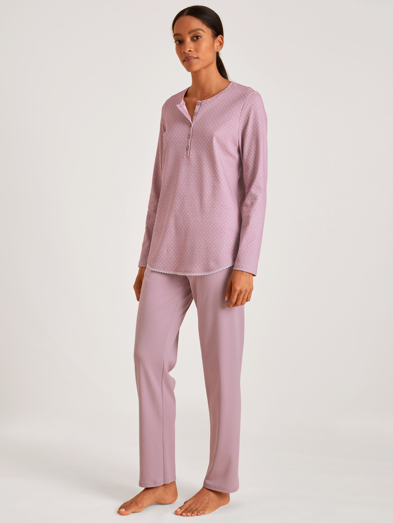 Pigiami Donna Calida Midnight Dreams Pyjama Mauve Shadow | 1258-SDWJM