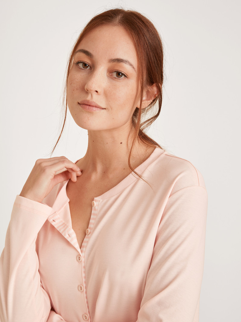 Pigiami Donna Calida Midsummer Dreams Pyjama Pearl Blush | 8260-XMKBR