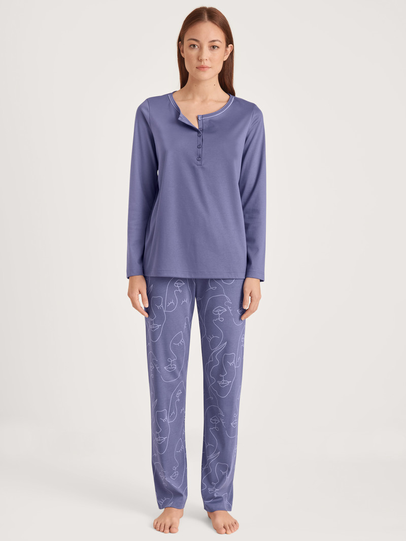 Pigiami Donna Calida Night Lovers Pyjama Viola | 2805-SFZOM