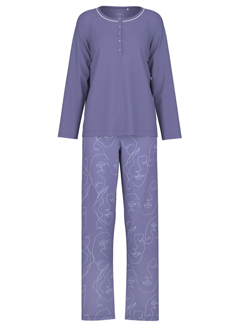 Pigiami Donna Calida Night Lovers Pyjama Viola | 2805-SFZOM