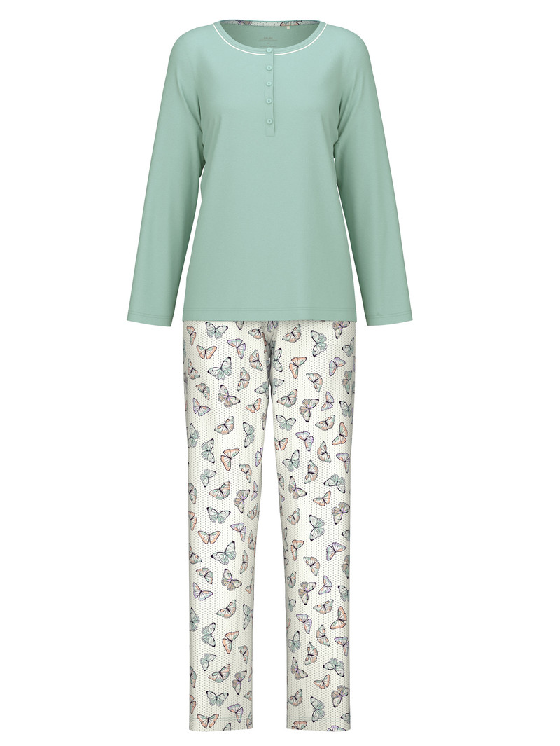 Pigiami Donna Calida Night Lovers Pyjama Blu | 3017-ALUOZ