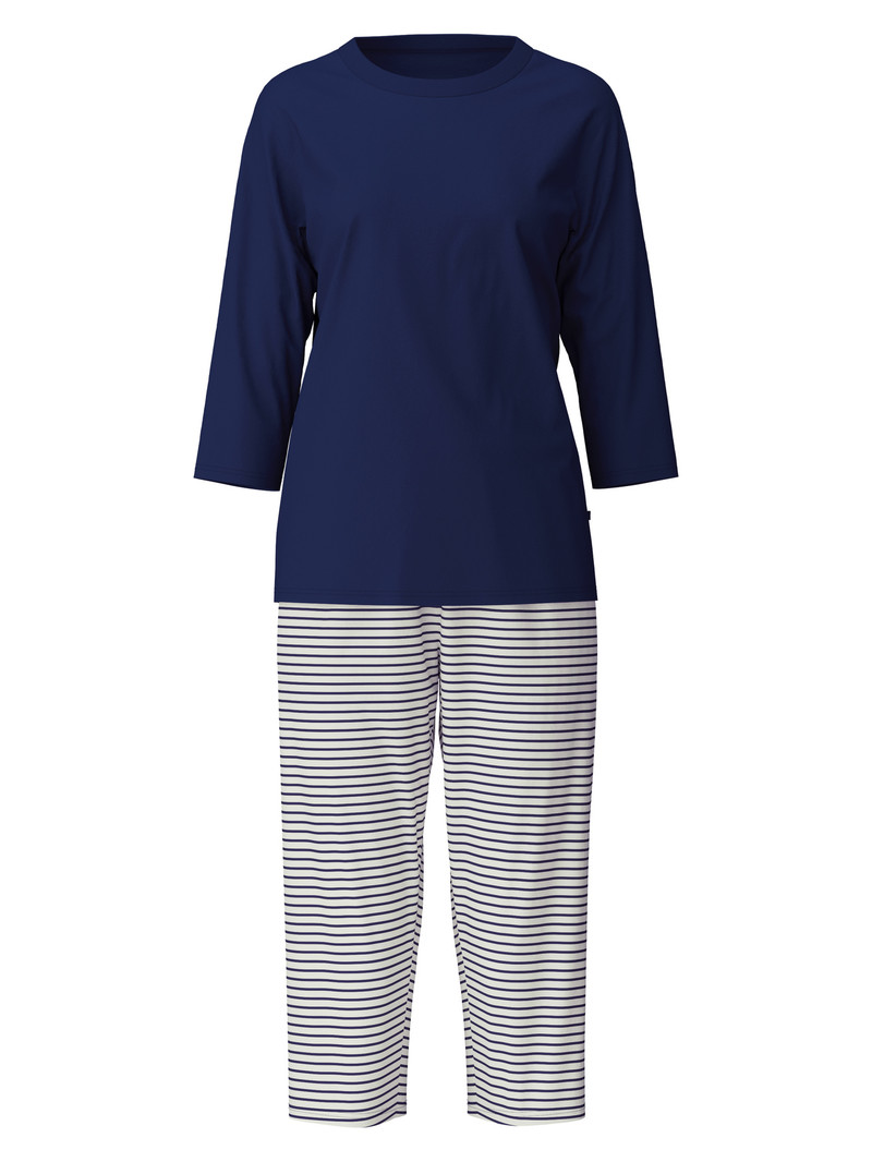 Pigiami Donna Calida Special 3/4 Pyjama Blu | 8924-AVMCX