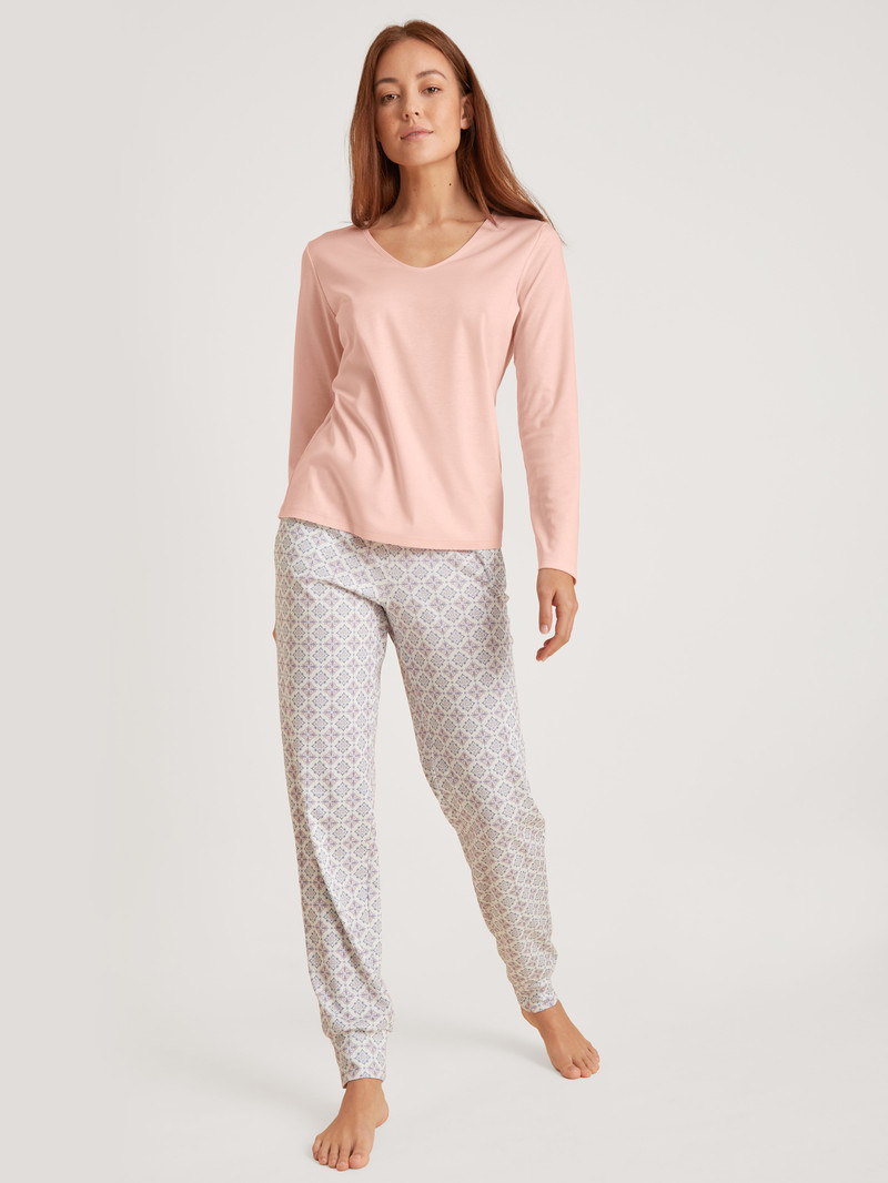 Pigiami Donna Calida Special Pants Pearl Blush | 7504-ROMLG