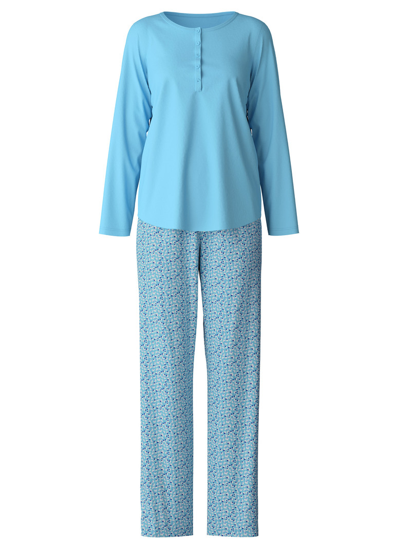 Pigiami Donna Calida Special Pyjama Blu | 5038-HTFWI