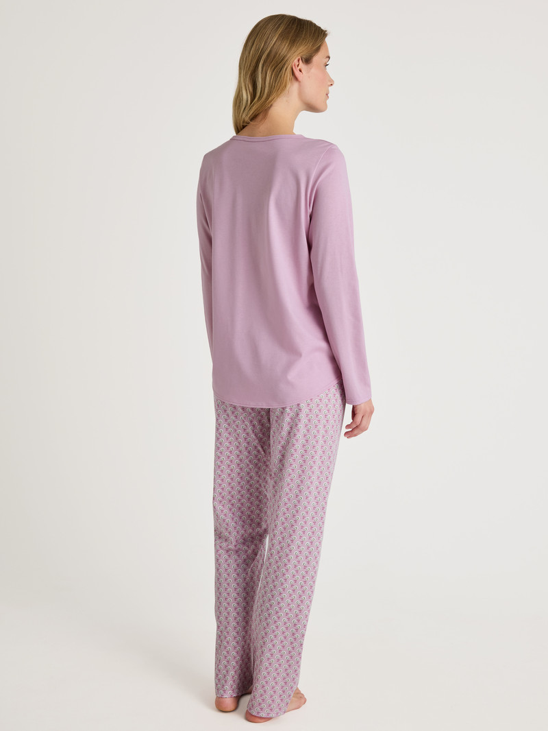 Pigiami Donna Calida Special Pyjama New Fragrant Lilac | 3481-ANOBF