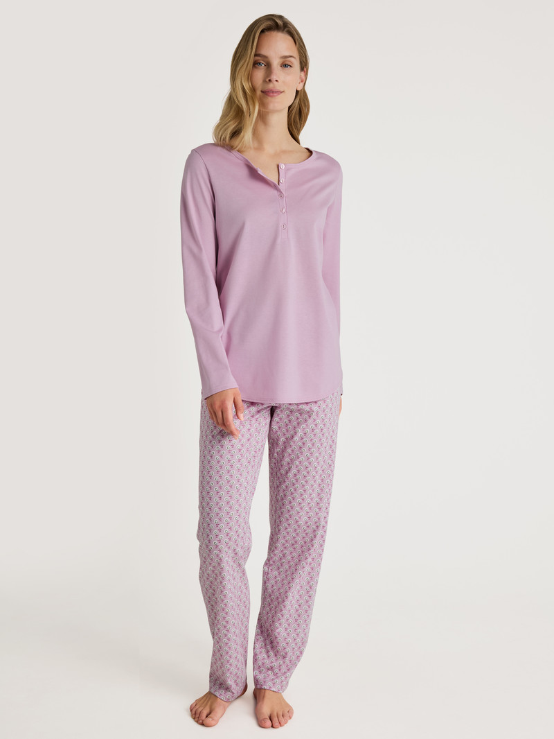 Pigiami Donna Calida Special Pyjama New Fragrant Lilac | 3481-ANOBF