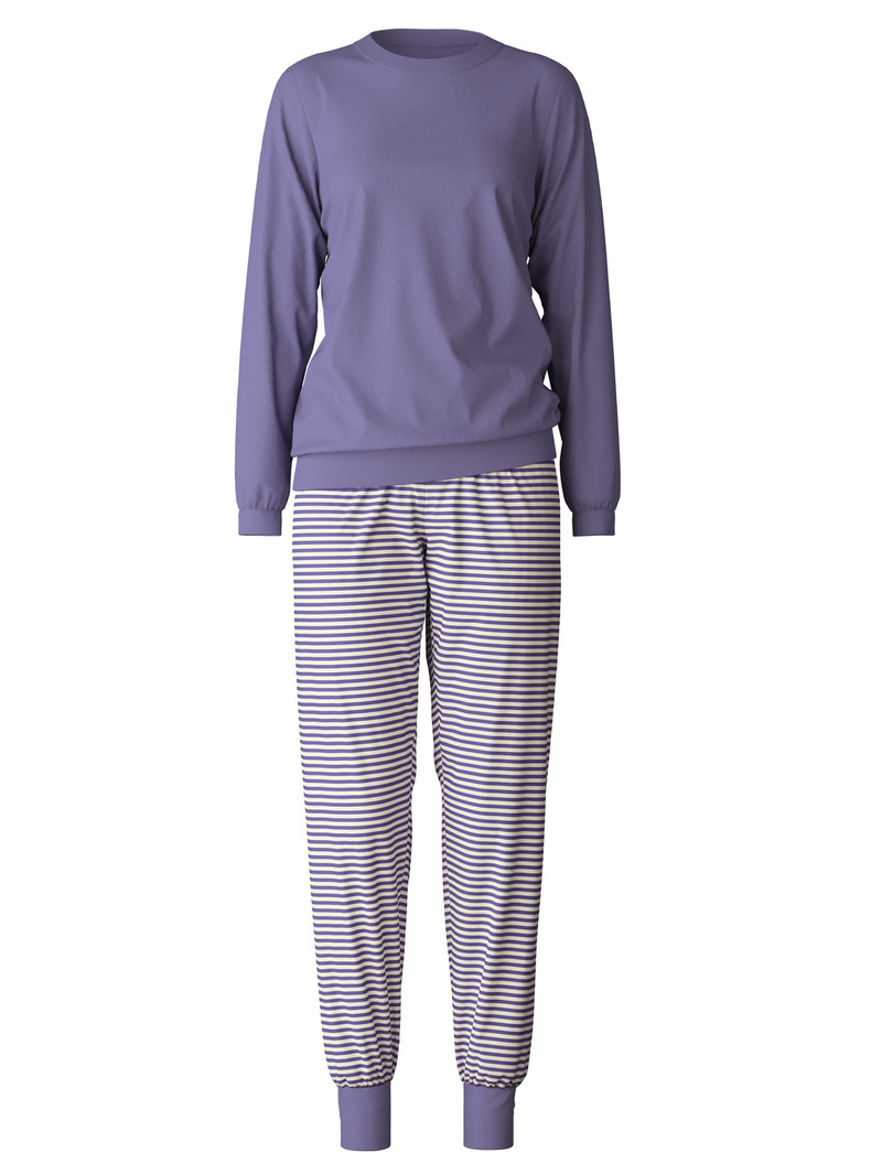 Pigiami Donna Calida Special Pyjama With Cuff Viola | 9547-RAJYZ