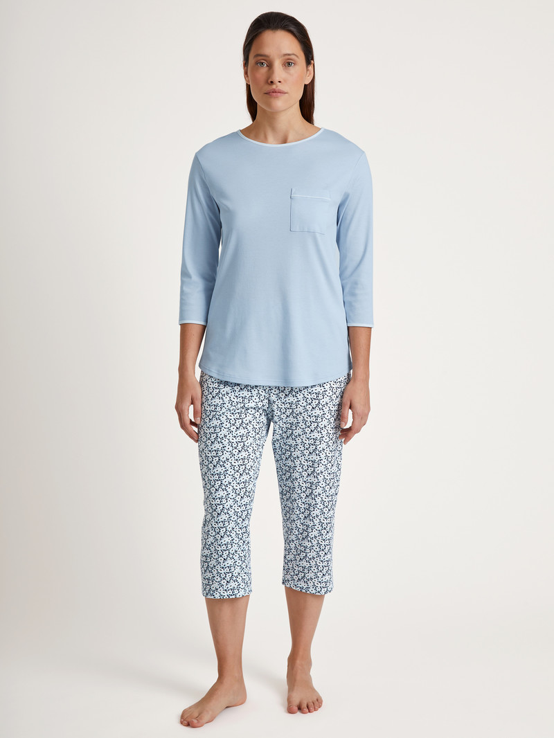 Pigiami Donna Calida Sweet Dreams 3/4 Pyjama Arctic Ice | 0928-PJINT