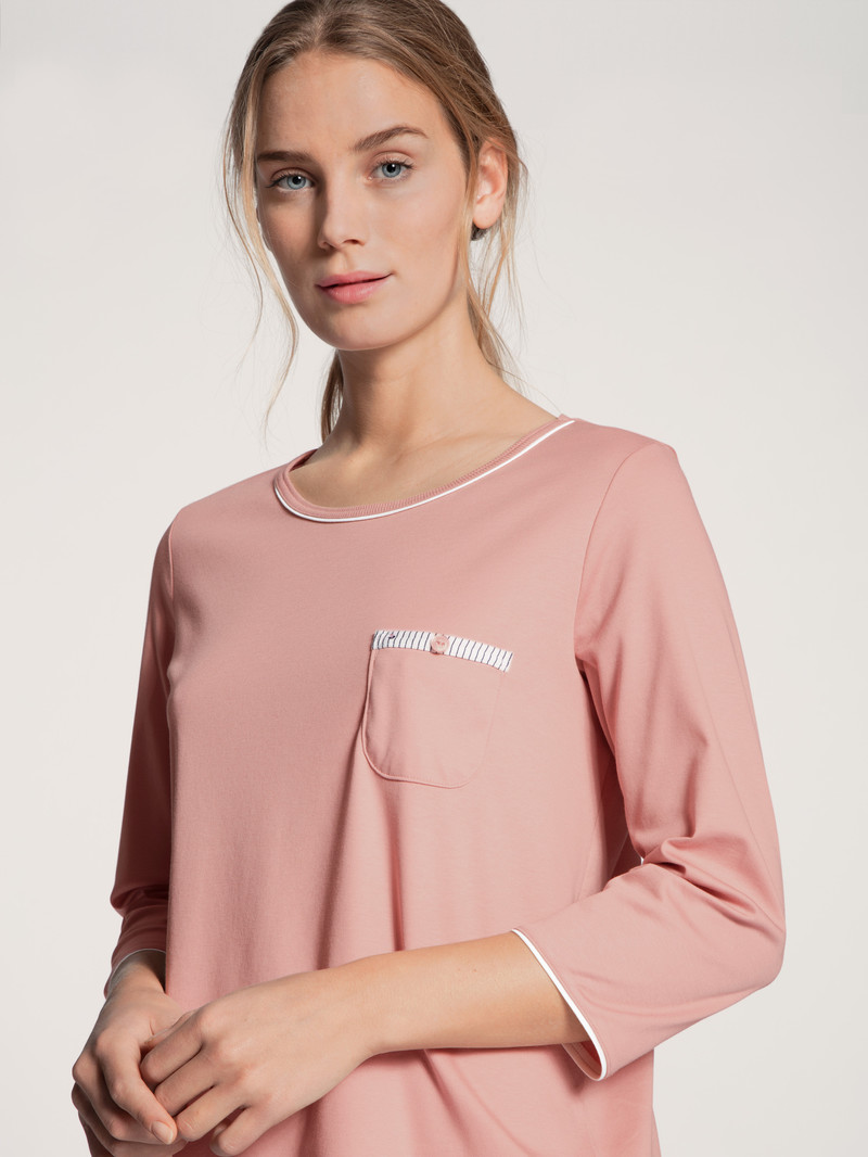 Pigiami Donna Calida Sweet Dreams 3/4 Pyjama Rosa | 5312-XVJRM