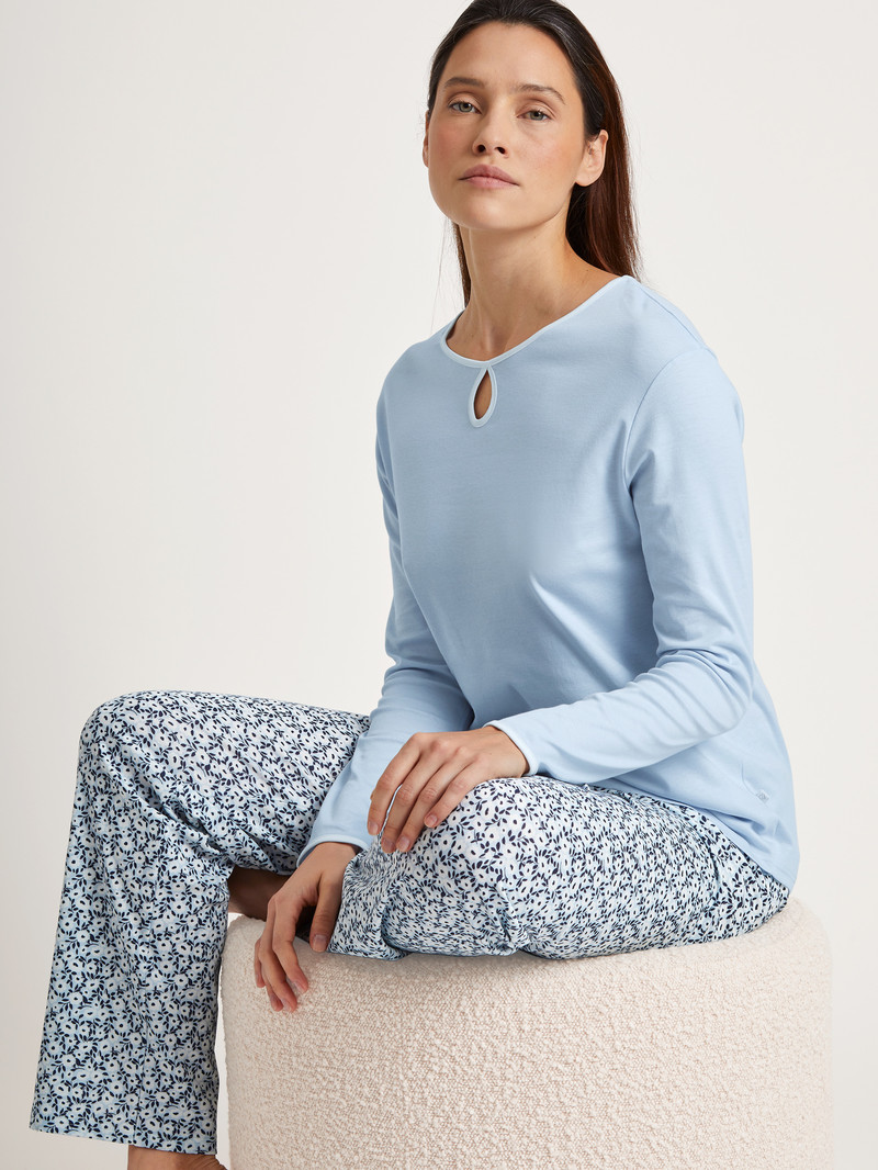 Pigiami Donna Calida Sweet Dreams Pyjama Arctic Ice | 5807-ZVFPY