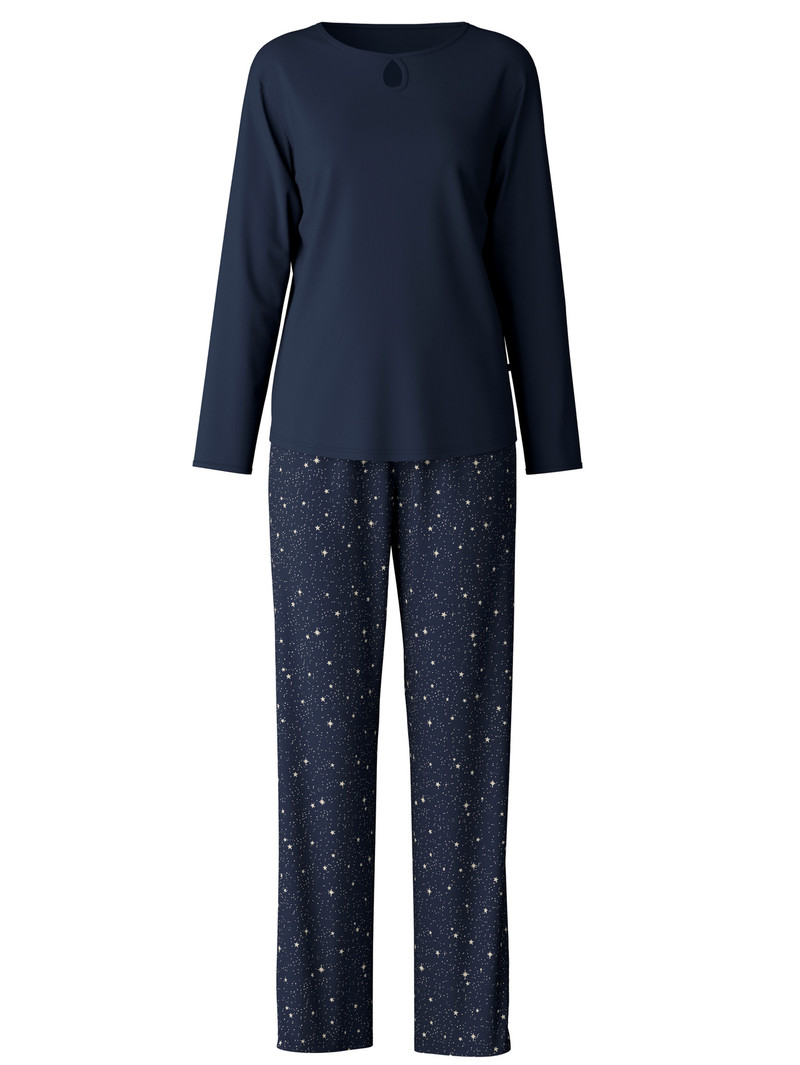 Pigiami Donna Calida Sweet Dreams Pyjama Blu | 9571-AJELK