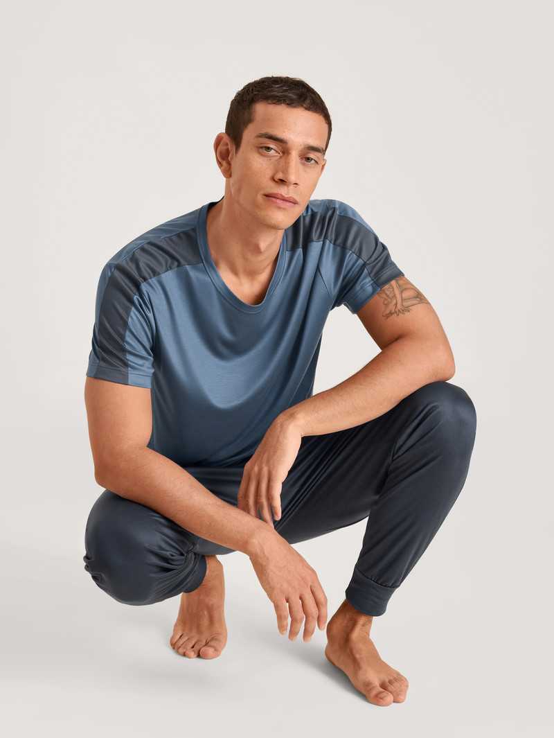 Pigiami Uomo Calida Dsw Cooling Pants Anthrazit | 7042-HQKRX