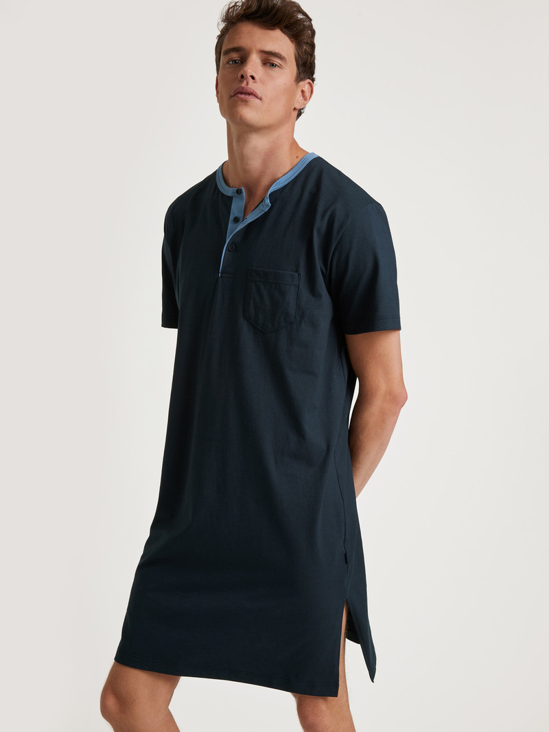 Pigiami Uomo Calida Relax Essentials Nightshirt Corallo | 6712-OBFRT