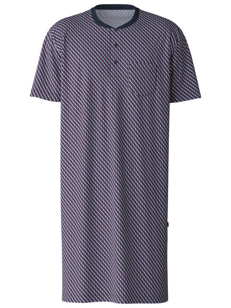 Pigiami Uomo Calida Relax Imprint Nightshirt Rosse | 4205-VCTWK