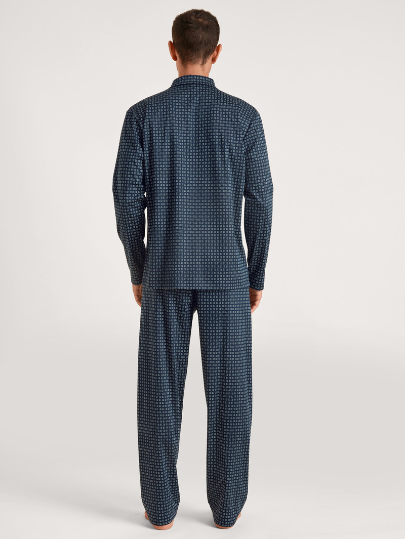 Pigiami Uomo Calida Relax Selected 2 Pyjama Buttoned Corallo | 6501-KMZTX