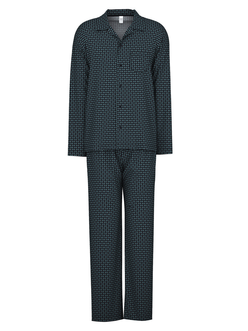 Pigiami Uomo Calida Relax Selected 2 Pyjama Buttoned Corallo | 6501-KMZTX