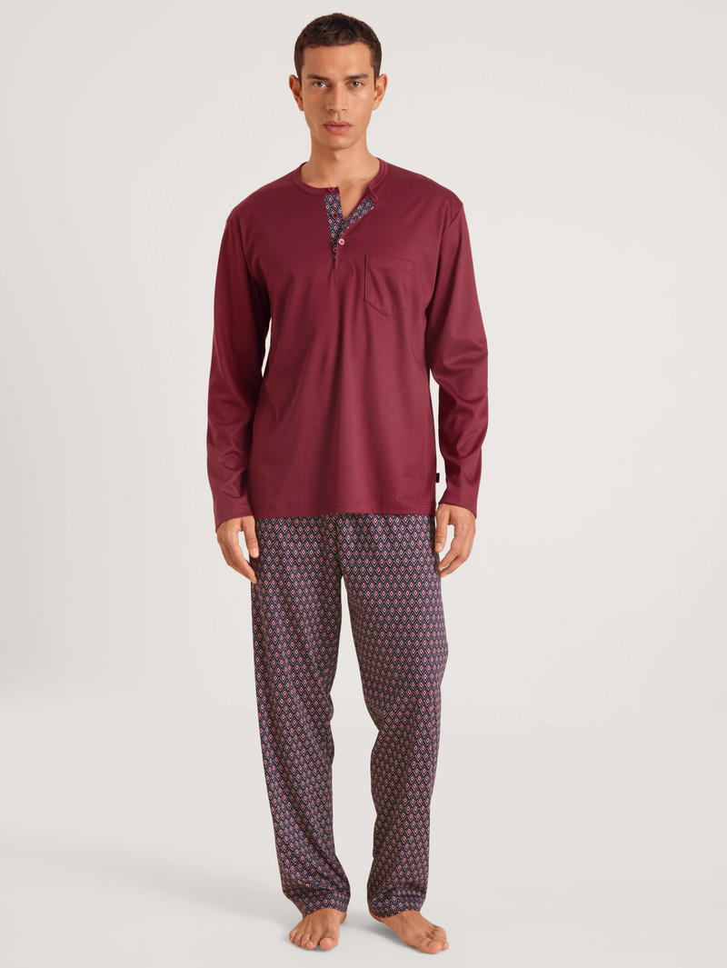 Pigiami Uomo Calida Relax Selected 5 Pyjama Rosse | 8340-RVBEC