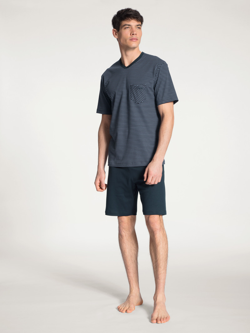 Pigiami Uomo Calida Relax Streamline Short Pyjama Corallo | 2806-KFCOB