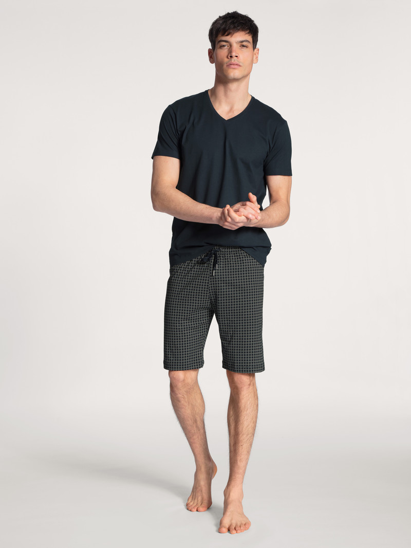 Pigiami Uomo Calida Remix Basic Sleep Bermudas Fog | 5491-DPNHZ