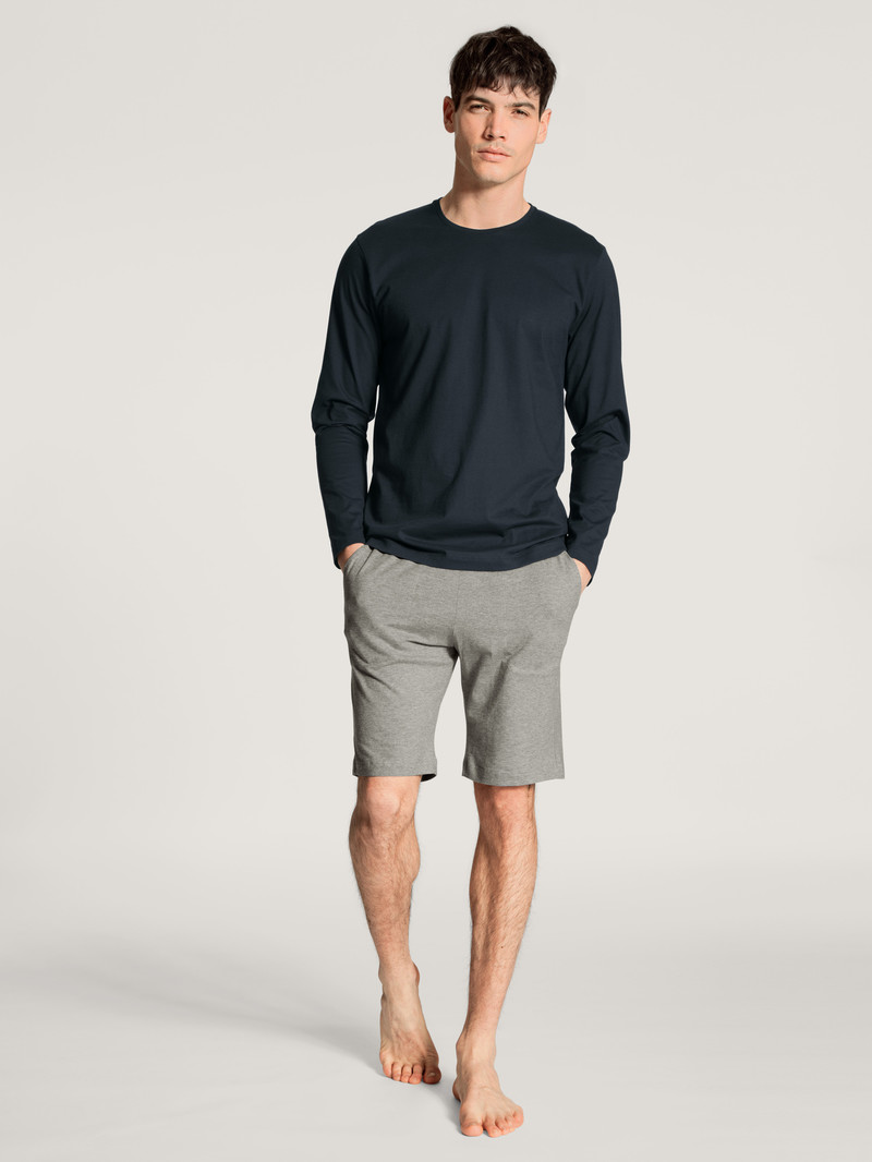 Pigiami Uomo Calida Remix Basic Sleep Shirt Long Sleeve Corallo | 3246-EKJFQ