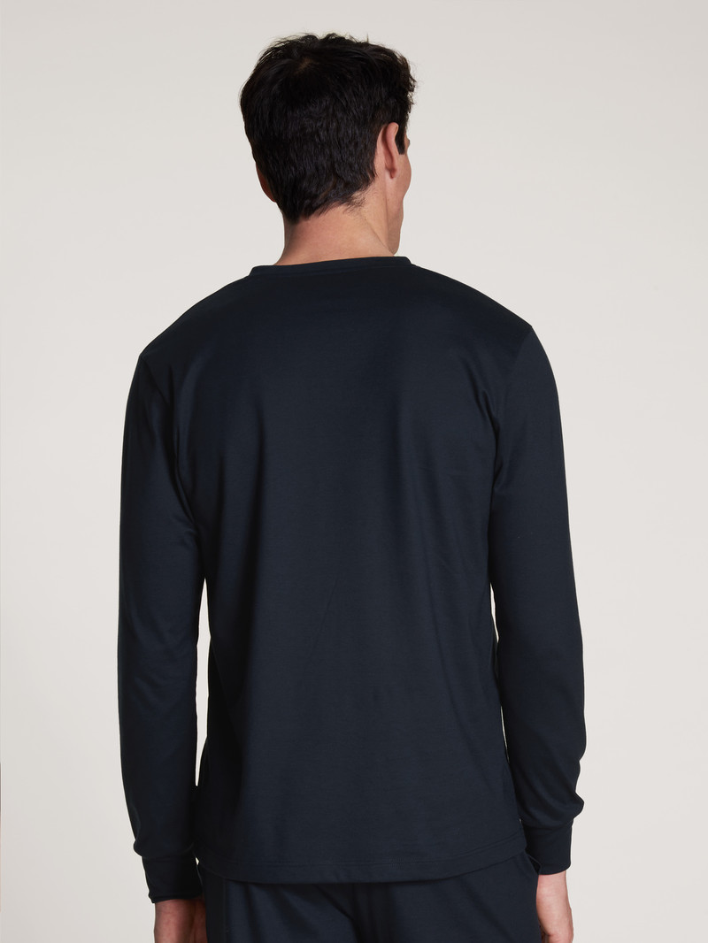 Pigiami Uomo Calida Remix Basic Sleep Shirt Long Sleeve Corallo | 2543-WPUKT