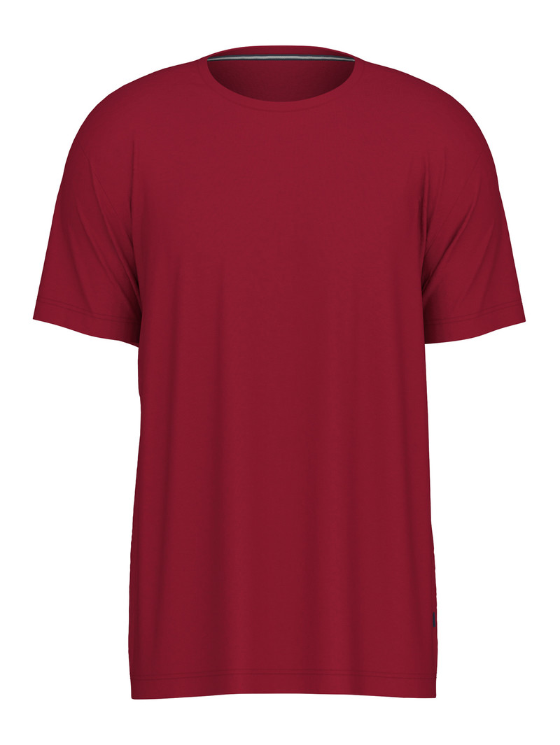 Pigiami Uomo Calida Remix Basic Sleep T-shirt Rosse | 7385-QLBUI