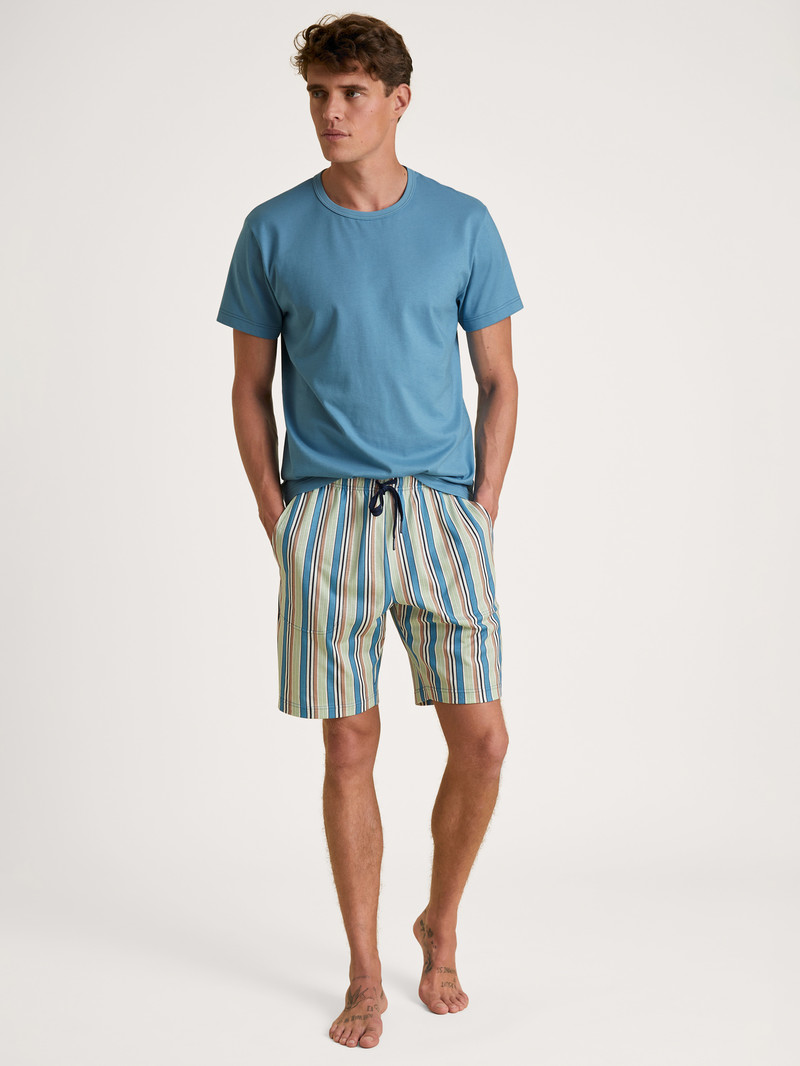 Pigiami Uomo Calida Rmx Sleep Weekend Bermudas Blu | 7189-RZLPB