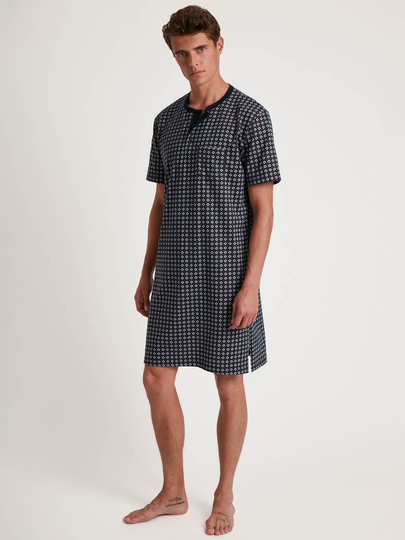 Pigiami Uomo Calida Special Nightshirt Corallo | 0546-HMKWC