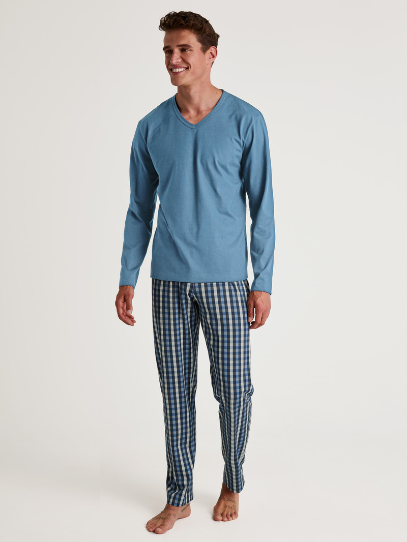 Pigiami Uomo Calida Special Pyjama Blu | 7592-UTRAD