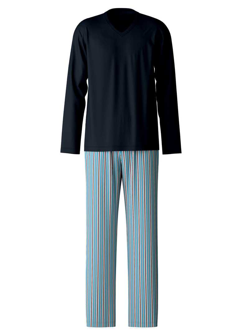 Pigiami Uomo Calida Special Pyjama Blu | 0241-UKBFA