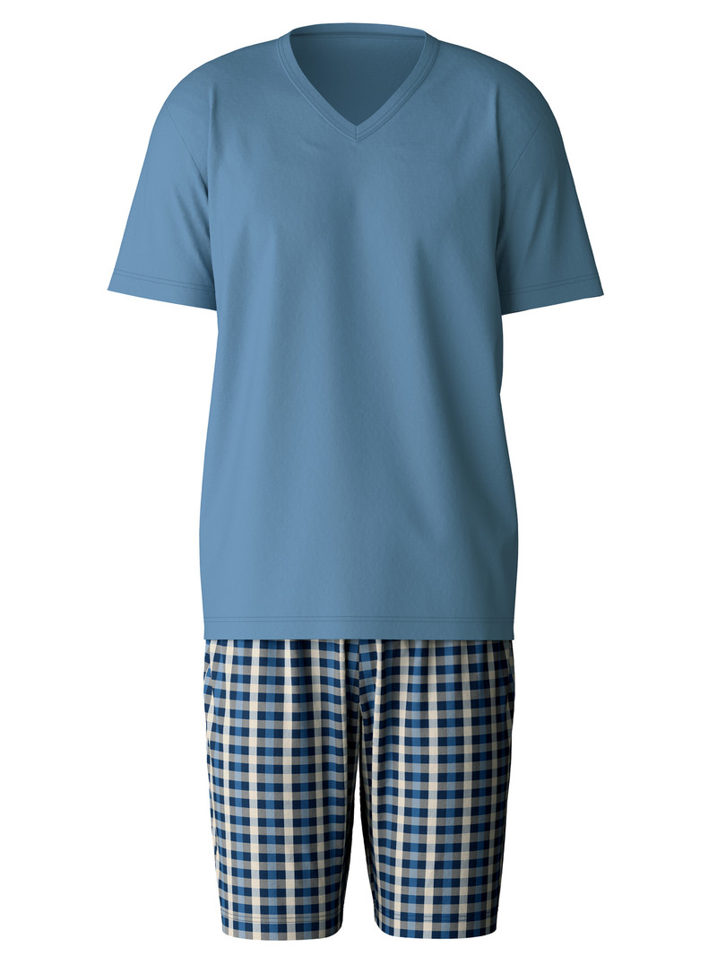 Pigiami Uomo Calida Special Short Pyjama Blu | 7293-BALDO