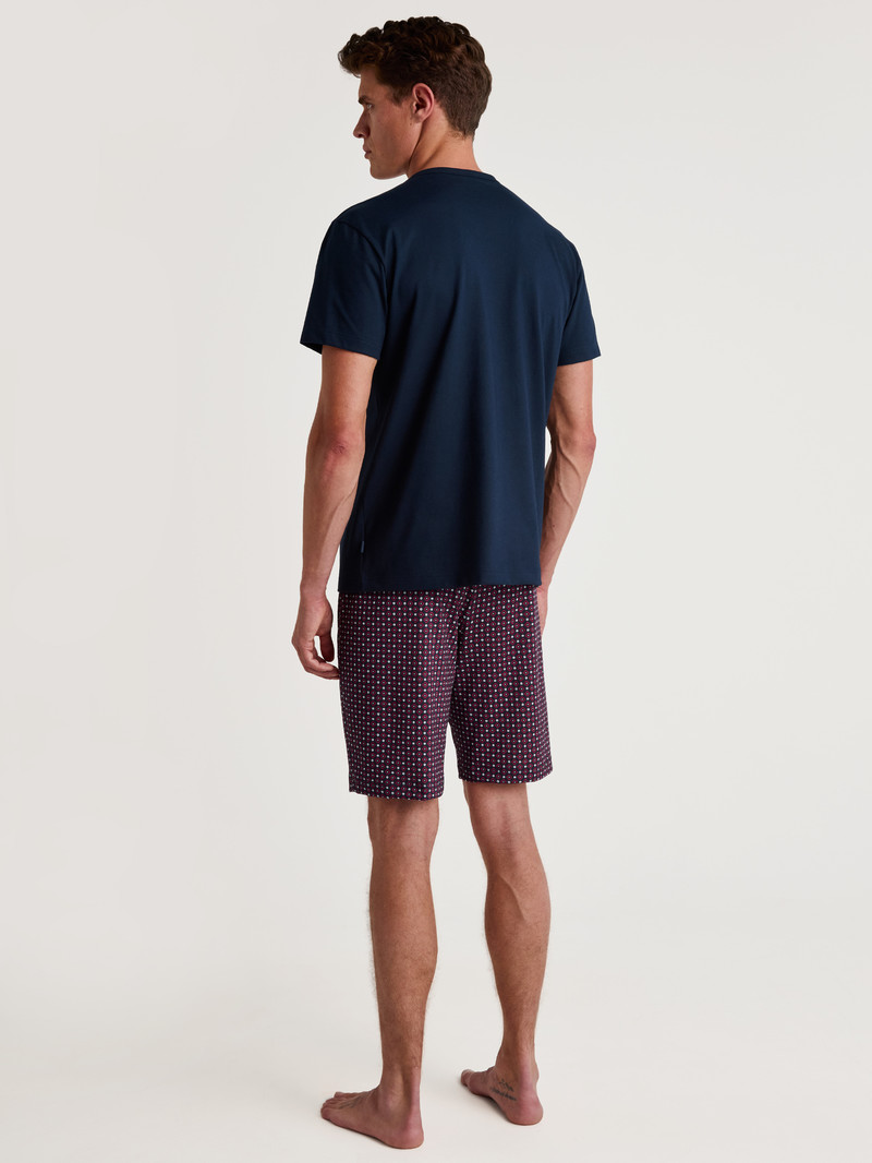 Pigiami Uomo Calida Special Short Pyjama Blu | 9264-FPNZJ