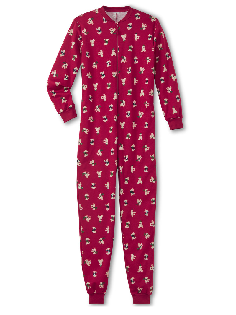 Pyjama Bambino Calida Family & Friends Jumpsuit Rosse | 2196-KAQHZ