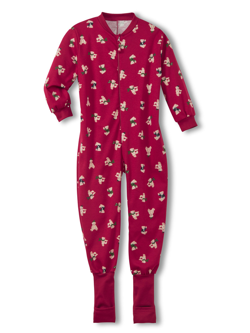 Pyjama Bambino Calida Family & Friends Jumpsuit Rosse | 8931-LMFYX