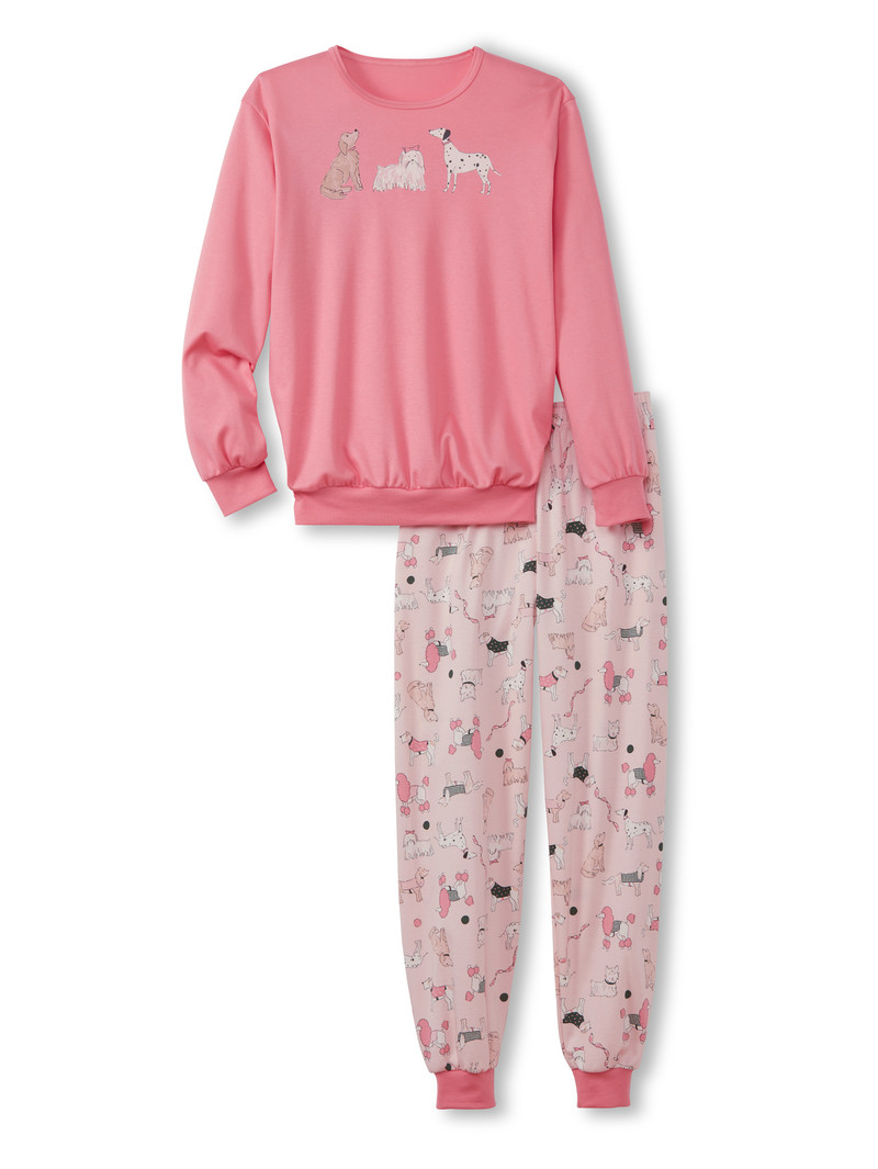 Pyjama Bambino Calida Toddlers Dog Pyjama With Cuff Strawberry Ice | 7469-SPRWI