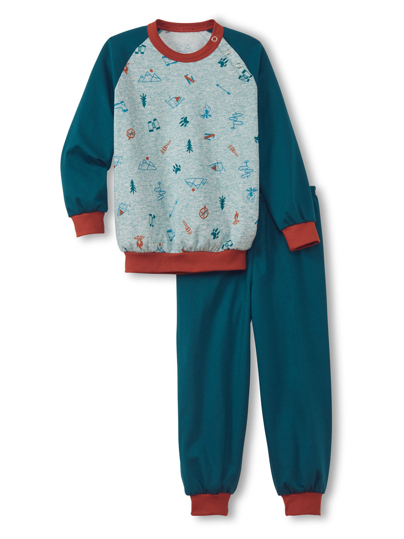 Pyjama Bambino Calida Toddlers Scout Pyjama With Cuff Corallo | 5864-XHJVW