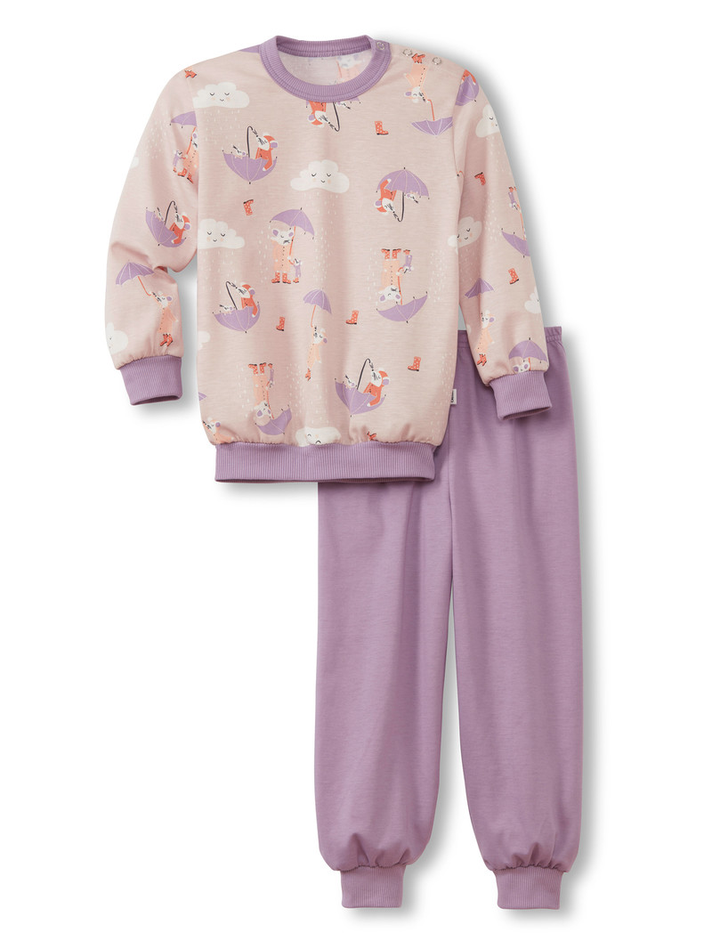 Pyjama Bambino Calida Toddlers Umbrella Pyjama With Cuff Lavanda | 7928-CFVRA